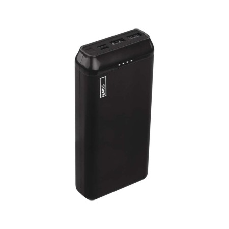 Powerbank EMOS Alpha2 20000mAh 10W nero 3 porte USB alta capacità viaggi lunghi autonomia estrema passthrough robusto Powerbank EMOS Alpha2 20000mAh 10W nero 3 porte USB alta capacità viaggi lunghi autonomia estrema passthrough robusto