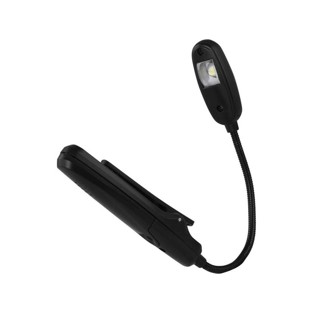 LAMPADA DA LETTURA LED A PINZA 10LM A BATTERIA 1 X AAA