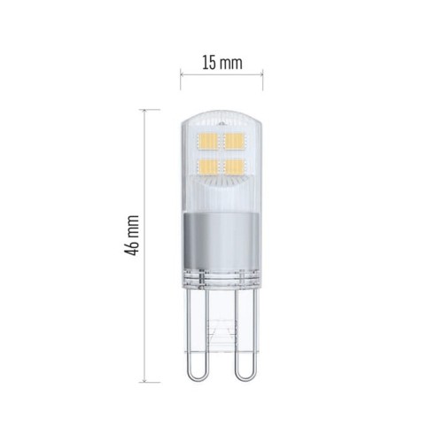 Lampadina LED G9 1.9W (21W) 3000K -... Lampadina LED G9 1.9W (21W) 3000K -...