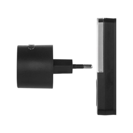 CAMPANELLO SENZA FILI NERO 150MT 85DB EMOS P5734B