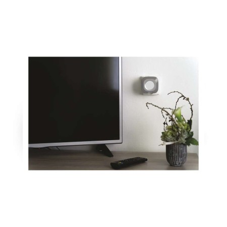 CAMPANELLO SENZA FILI QUADRATO LUMINOSO ARGENTO 150MT 110DB EMOS P5733S