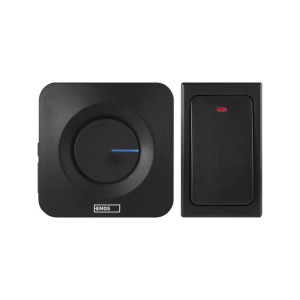 campanello senza fili nero EMOS P5729B pulsante senza batteria 2