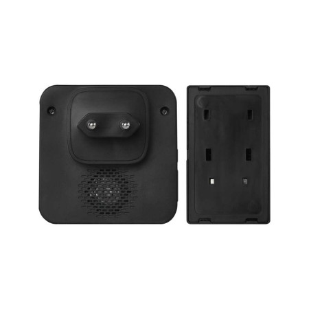 Campanello Senza Fili Nero | Pulsante Senza Batterie, 36 Melodie, 180mt | EMOS P5729B