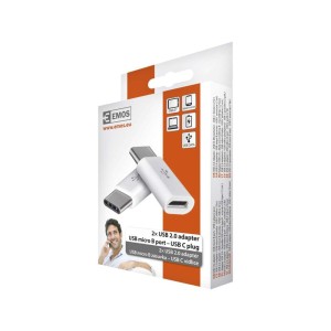 Adattatore Micro USB B 2.0 a USB-C 2.0 | EMOS SM7023 2