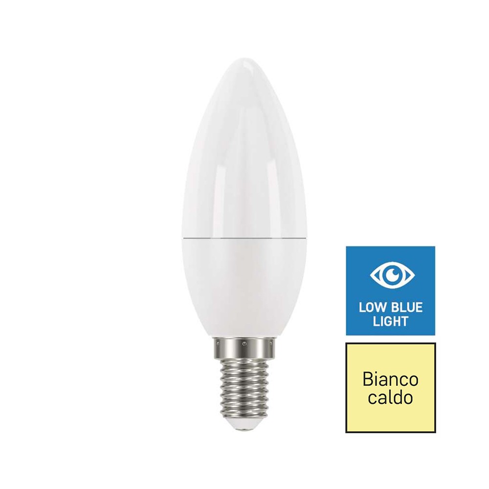 Lampadina Led E27 9W A60 Filamento luce calda Spectrum