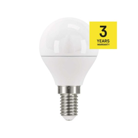 Lampadina LED E14 4.2W (40W) 4000K sfera filtro luce blu True Light ZQ1226