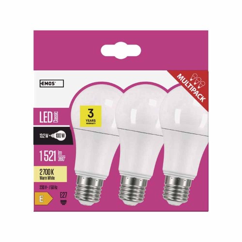 Pack 3 Lampadine LED 13.2W (100W)...