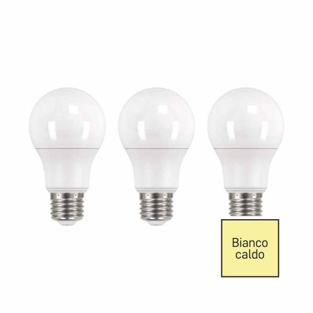 Pack 3 Lampadine LED 10.5W (75W) 2700k: Risparmio e Luminosità | Emos ZQ5150.3