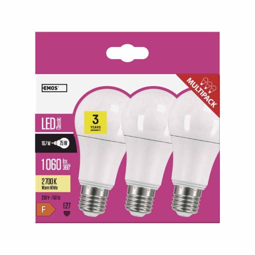 Pack 3 Lampadine LED 10.5W (75W)...