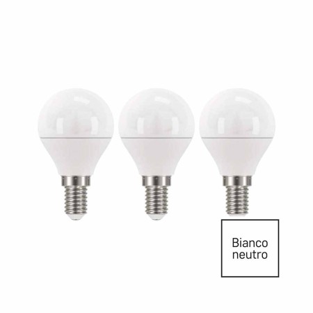 SET 3 LAMPADINE LED SFERA 5W E14 4000K 470LM EMOS ZQ1221.3