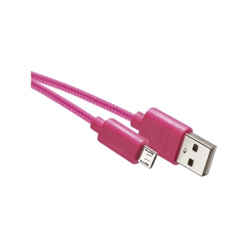 Cavo di Ricarica e Dati USB-A 2.0 a Micro USB-B 2.0 1m - Rosa