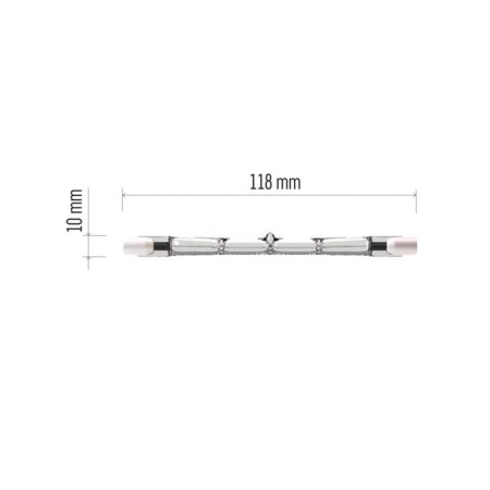 Lampadina Lineare Eco Alogena R7S 140W (190W) Dimmerabile