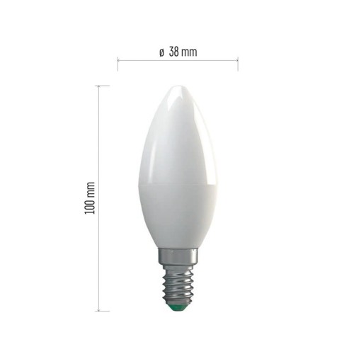 LAMPADINA LED OLIVA 4.1W (32W) E14... LAMPADINA LED OLIVA 4.1W (32W) E14...