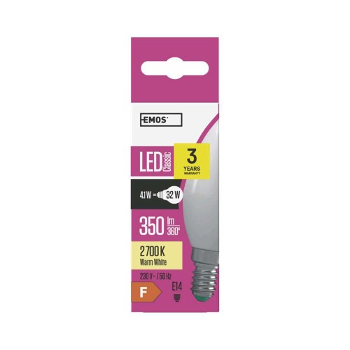 LAMPADINA LED OLIVA 4.1W (32W) E14... LAMPADINA LED OLIVA 4.1W (32W) E14...