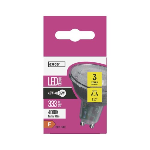 Lampadina LED GU10 4,2W (35W) 4000k -... Lampadina LED GU10 4,2W (35W) 4000k -...