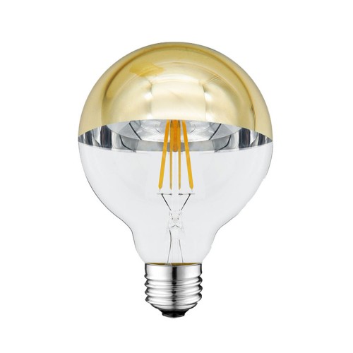 LAMPADINA LED GLOBO d.95 CUPOLA ORO E27 7W 470LM 2700K OPTONICA 1890