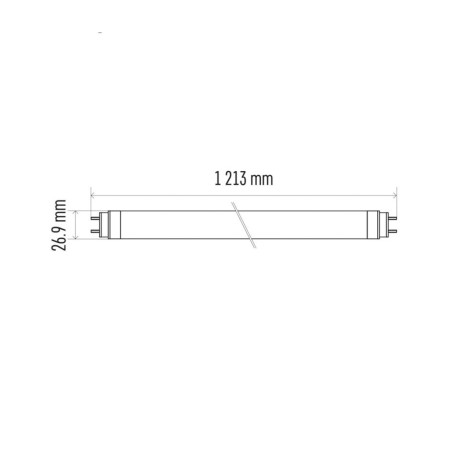 TUBO LED T8 14W 2100LM 4000K PROFI PLUS C/STARTER 120CM EMOS Z73225