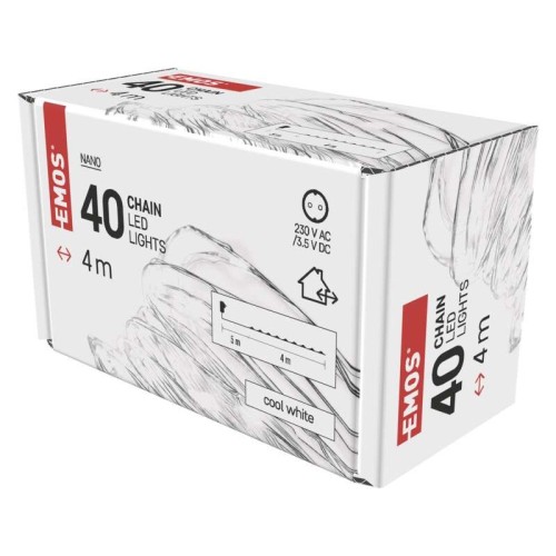 Catena NANO LED: 40 LED Luce Fredda,... Catena NANO LED: 40 LED Luce Fredda,...