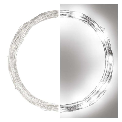 Catena NANO LED: 40 LED Luce Fredda, Timer, 4mt | EMOS D3AC02