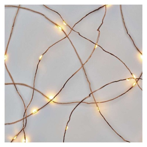 Catena NANO LED: 40 LED Caldi, Timer,... Catena NANO LED: 40 LED Caldi, Timer,...