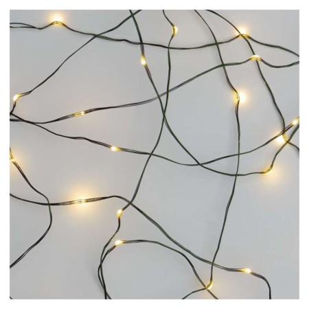 CATENA NANO 75 LED LUCE CALDA 7.5MT FILO VERDE C/TIMER IP44 INTERNO ESTERNO D3AW04