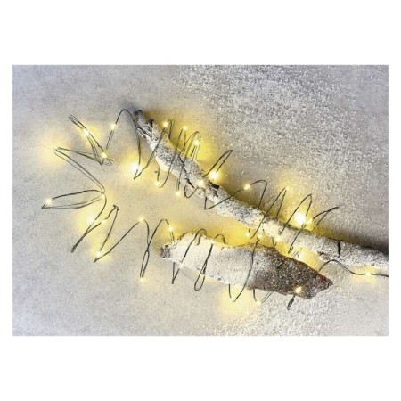 CATENA NANO 75 LED LUCE CALDA 7.5MT FILO VERDE C/TIMER IP44 INTERNO ESTERNO D3AW04