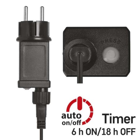 Catena NANO LED: 75 LED Caldi, Timer, 7,5mt Interno/Esterno | EMOS D3AW04