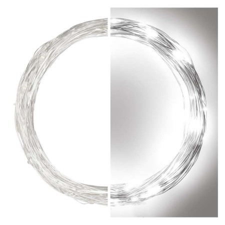 Catena NANO LED: 100 LED Luce Fredda, Timer, 10mt Catena NANO LED: 100 LED Luce Fredda, Timer, 10mt