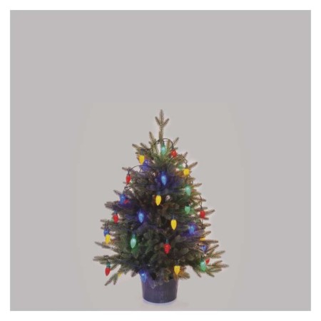 CATENA LUMINOSA 50 LED PIGNA MULTICOLOR 9.8MT MULTIFUNZIONE IP44 INTERNO ESTERNO