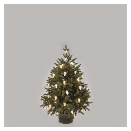 CATENA LUMINOSA 50 LED PIGNA LUCE BIANCA CALDA 9.8MT MULTIFUNZIONE IP44 INTERNO ESTERNO