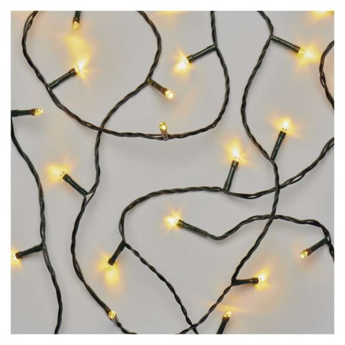 CATENA LUMINOSA 120 LED LUCE BIANCA CALDA A BATTERIE 8,4MT IP44 INTERNO ESTERNO