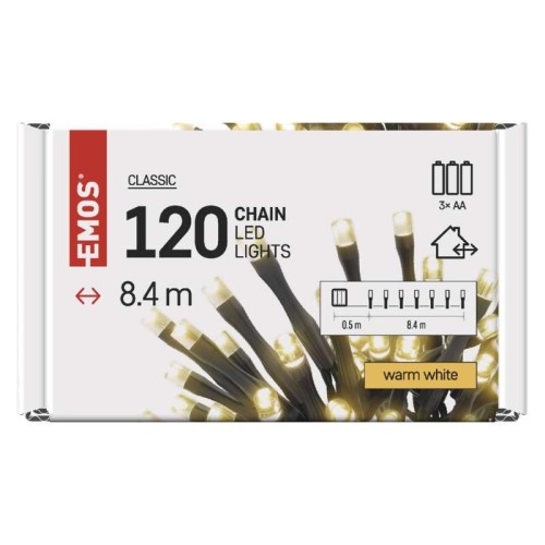 CATENA LUMINOSA 120 LED LUCE BIANCA... CATENA LUMINOSA 120 LED LUCE BIANCA...