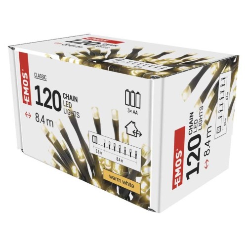 CATENA LUMINOSA 120 LED LUCE BIANCA... CATENA LUMINOSA 120 LED LUCE BIANCA...