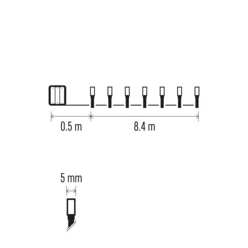 CATENA LUMINOSA 120 LED LUCE BIANCA... CATENA LUMINOSA 120 LED LUCE BIANCA...
