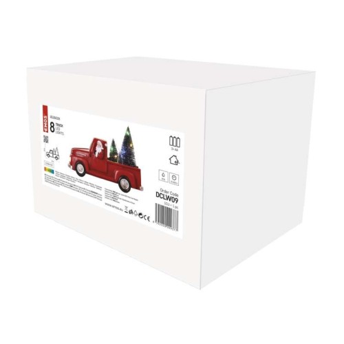 Furgoncino di Babbo Natale LED Alberi... Furgoncino di Babbo Natale LED Alberi...