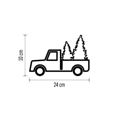 Furgoncino di Babbo Natale LED Alberi di Natale  | Decorazione Natalizia Emos DCLW09