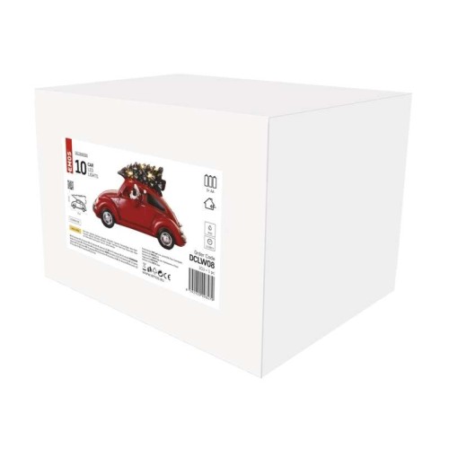 Auto di Babbo Natale LED con Albero... Auto di Babbo Natale LED con Albero...