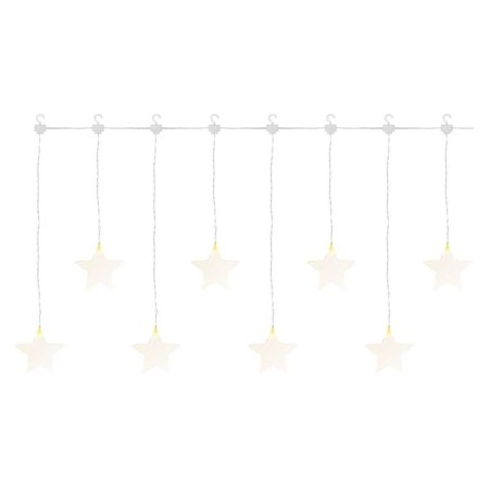 Tenda natalizia LED 8 Stelle Luci Calde, 45x84 cm, Interno Esterno | Emos DCGW02