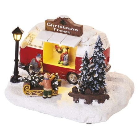 Decorazione Furgoncino Negozio Alberi Natale 10 LED | Emos DCLW10