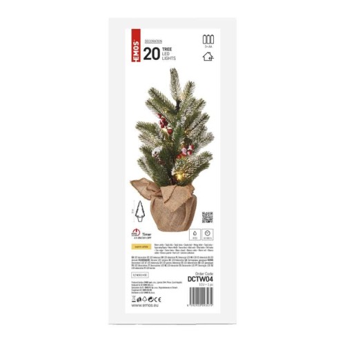 ALBERO DI NATALE 20 LED H. 52CM A... ALBERO DI NATALE 20 LED H. 52CM A...