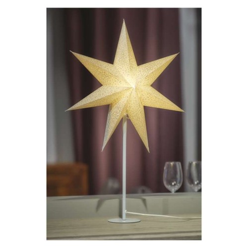 Stella di Natale Bianca in Carta su... Stella di Natale Bianca in Carta su...