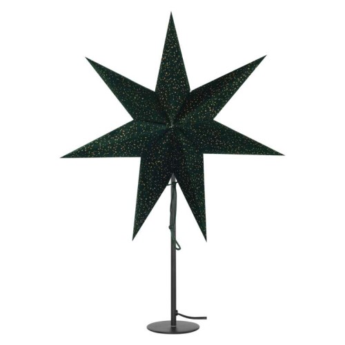 Stella di Natale Verde in Carta su Supporto - Illumina la Magia delle Feste | Emos DCAZ13