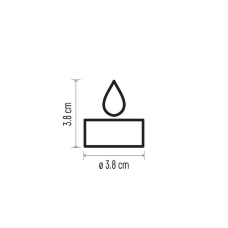 Candeline LED decorative Bianche conf. 6 pz a Batterie | Emos DCCV11