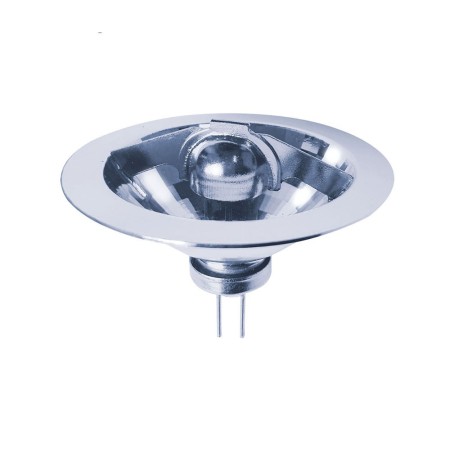 Lampadina alogena AR48 20W 12V, luce calda 2700K, fascio 8°, attacco GY4, dimmerabile Lampadina alogena AR48 20W 12V, luce calda 2700K, fascio 8°, attacco GY4, dimmerabile