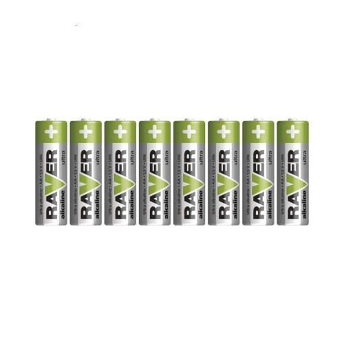 BATTERIA STILO ALCALINA 8PZ  LR6 (AA) RAVER - EMOS B79218