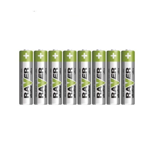 BATTERIA MINISTILO ALCALINA 8PZ  LR03 (AAA) RAVER - EMOS B79118