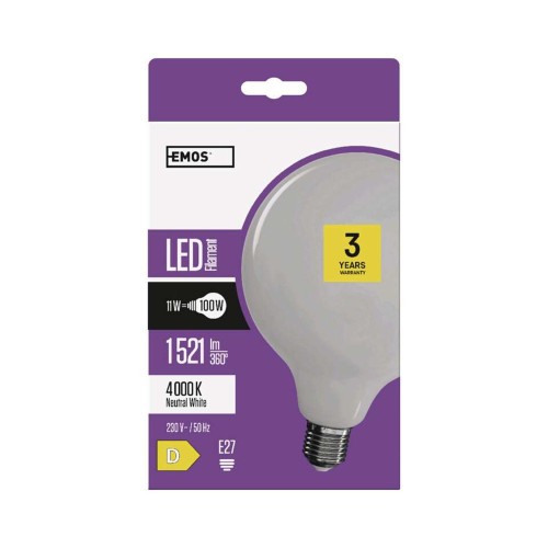 Globo LED filamento D.125 11W (100W)... Globo LED filamento D.125 11W (100W)...