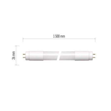 TUBO LED T8 24W 2400LM IN VETRO 4000K 150CM EMOS Z73133