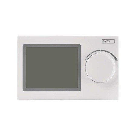 Termostato Caldaia Semplice Display Grande Rotella Manuale Certificato CE | EMOS P5604