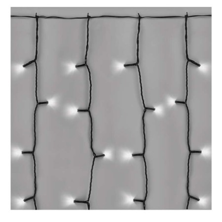 TENDA LUMINOSA 100 LED LUCE FREDDA H 2MT X 1MT CONNECT SYSTEM INTERNO ESTERNO EMOS D1AC01